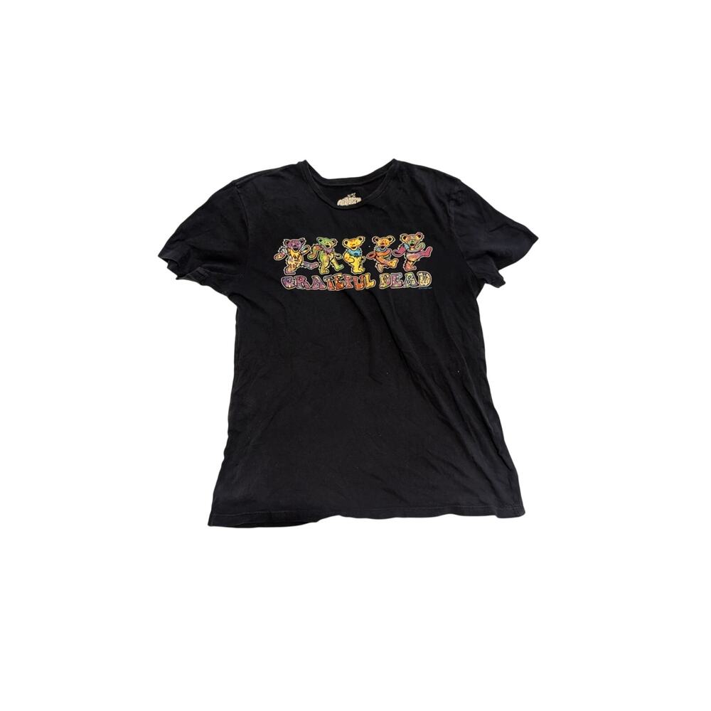 Grateful Dead Black Graphic T-Shirt Size Small Dancing Bears Psychedelic Tee